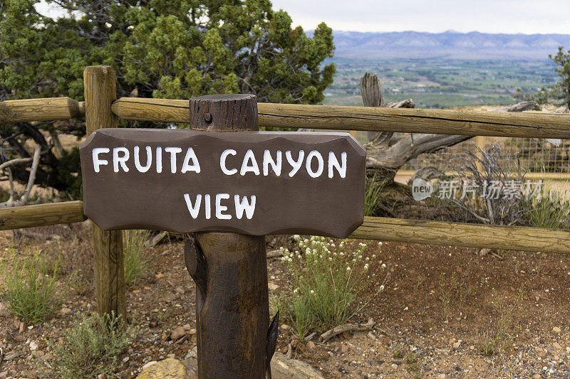 Fruita Canyon View，科罗拉多国家纪念碑